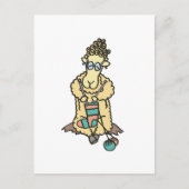 Schapenknitting Briefkaart (Voorkant)