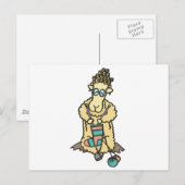 Schapenknitting Briefkaart (Voorkant / Achterkant)