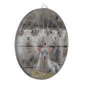 Schapenkoppel Baby lampvoet Dartbord (Voorkant Links)