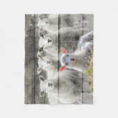 Schapenkoppel Baby lampvoet Fleece Deken (Voorkant)