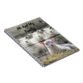 Schapenkoppel Baby lampvoet Notitieboek (Rechterzijde)