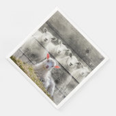 Schapenkoppel Baby lampvoet Servet (Hoek)