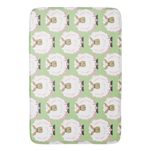 Schapenkoppel Badmat (Voorkant Verticaal)