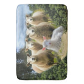 Schapenkudde Schapen Baby Lamb Schapen Boerderij Badmat (Voorkant Verticaal)