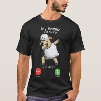 Schapenkunst Scheepherders boerenwolkostuum T-shirt