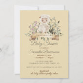 Schapenlammeren met een crèmeblaasje kaart (Voorkant)