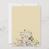 Schapenlammeren met een crèmeblaasje kaart (Achterkant)