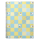 Schapenland — Faux Patchwork Spiral Notitieboek (Voorkant)