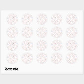 Schapenliefde Ronde Sticker (Vel)