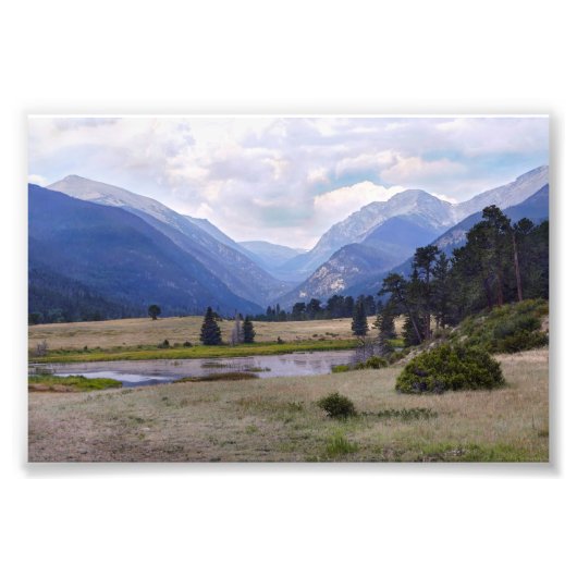 Schapenmeer, nationaal park Rocky Mountain, Colora Foto Afdruk (Voorkant)