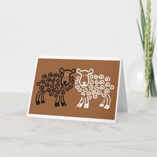 Schapenogen Kaart (Voorkant)