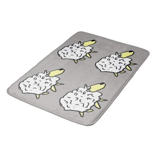 Schapenontwerp Badmat (Gekanteld)