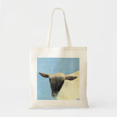 Schapenontwerp-canvas tas. tote bag (Voorkant)