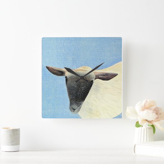 Schapenontwerp Vierkante Klok (Huis)