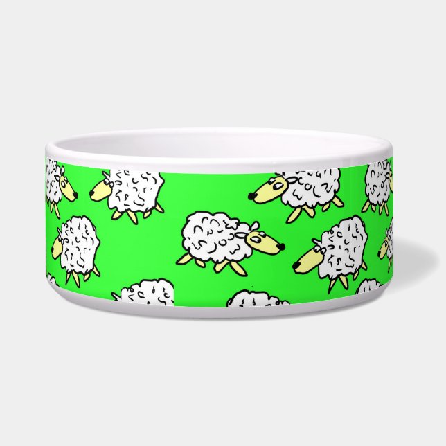 Schapenontwerp Voerbakje (Voorkant)