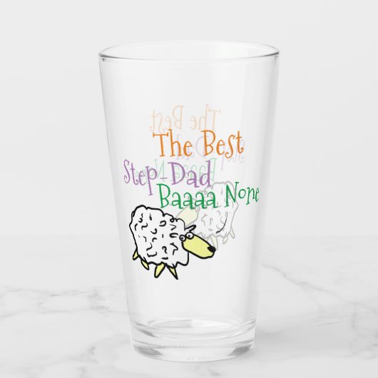 Schapenontwerp voor de beste stap glas (Achterkant)