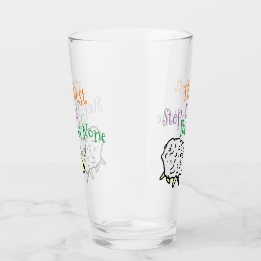 Schapenontwerp voor de beste stap glas (Links)