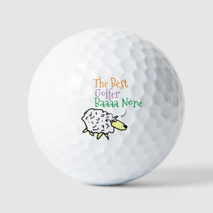 Schapenontwerp voor een Golfer Golfballen