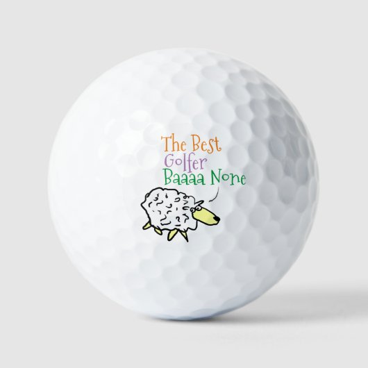Schapenontwerp voor een Golfer Golfballen (Voorkant)