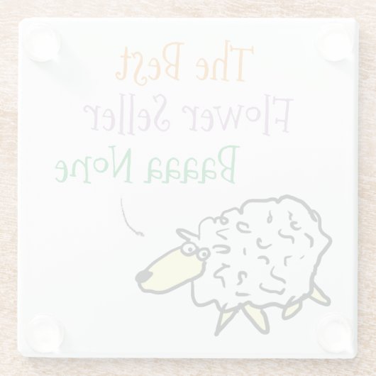 Schapenontwerp voor een Onderzetter met ventilator Glazen Onderzetter (Achterkant)