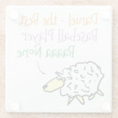 Schapenontwerp voor een Onderzetter van het speler (Achterkant)