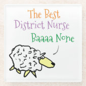 Schapenontwerp voor een Onderzetter van het Zonnev Glazen Onderzetter (Voorkant)