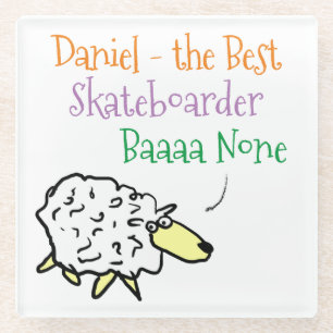 Schapenontwerp voor een Onderzetter van Skateboard