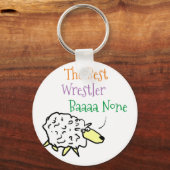 Schapenontwerp voor een Wrestler Sleutelhanger (Voorkant)