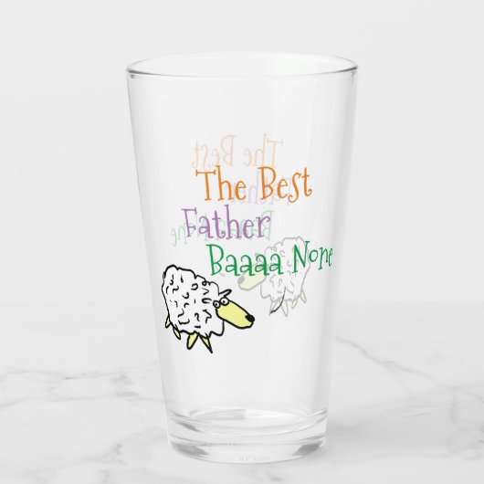 Schapenontwerp voor het beste eersteklas glas (Achterkant)