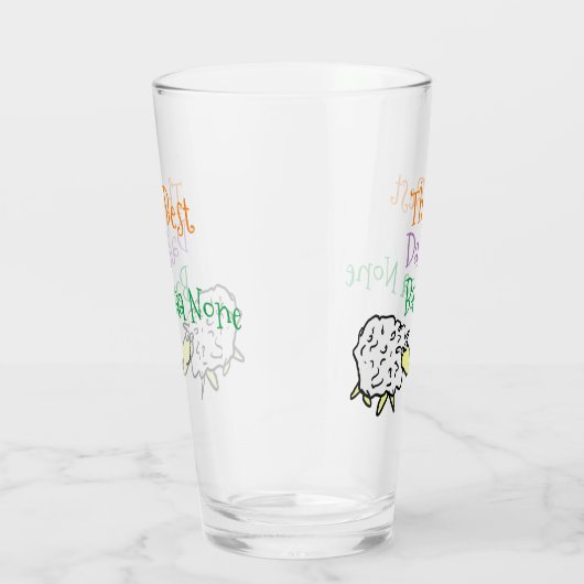 Schapenontwerp voor het beste paasglas glas (Rechts)