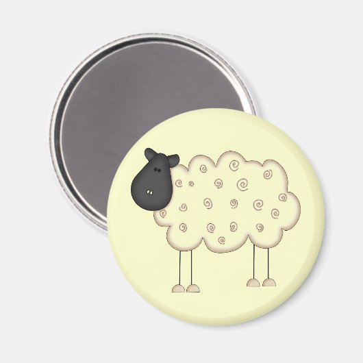 Schapenoverhemden en schenkingen magneet (Voorkant / Achterkant)