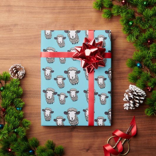 Schapenpakpapier Cadeaupapier (Feestdagen Geschenken)