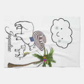 Schapenpalm Clouds Kitchen Handhanddoeken Theedoek (Horizontaal)