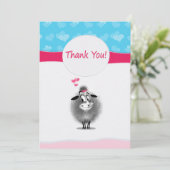 Schapenpapier — Levendig Bedankkaart (Staand voorkant)