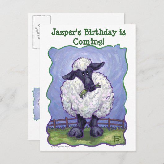 Schapenpartijcentrum Aankondigingskaart (Voorkant / Achterkant)