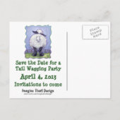 Schapenpartijcentrum Aankondigingskaart (Achterkant)