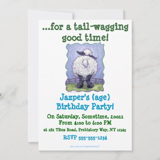 Schapenpartijcentrum Kaart (Achterkant)