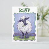 Schapenpartijcentrum RSVP Kaartje (Staand voorkant)