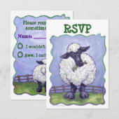 Schapenpartijcentrum RSVP Kaartje (Voorkant / Achterkant)