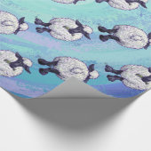 Schapenpatronen Cadeaupapier (Hoek)