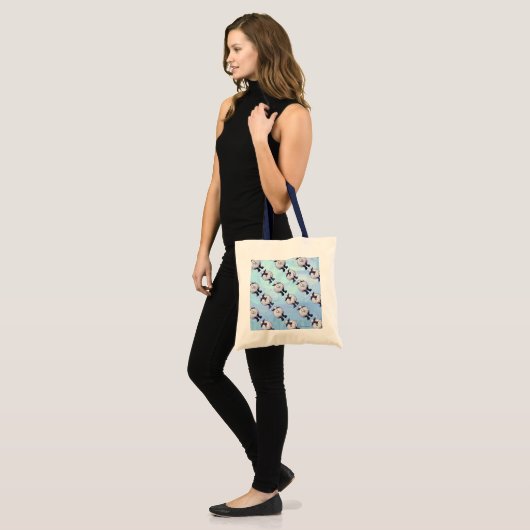 Schapenpatronen Tote Bag (Voorkant (model))