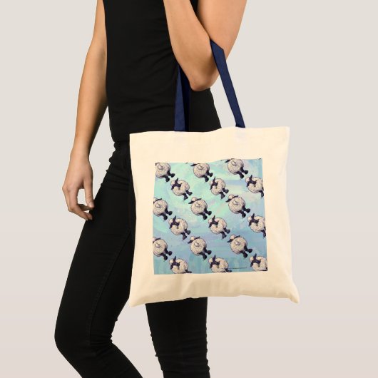Schapenpatronen Tote Bag (Voorkant (product))