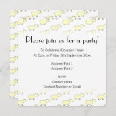 Schapenpatroon. Kaart (Voorkant / Achterkant)