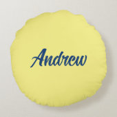 Schapenpatroon Rond Kussen (Achterkant)