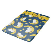 Schapenpatroon, Slapen Schaap, Maan, Jouw naam Badmat (Gekanteld)