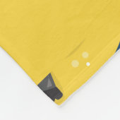 Schapenpatroon, Slapen Schaap, Maan, Jouw naam Fleece Deken (Hoek)