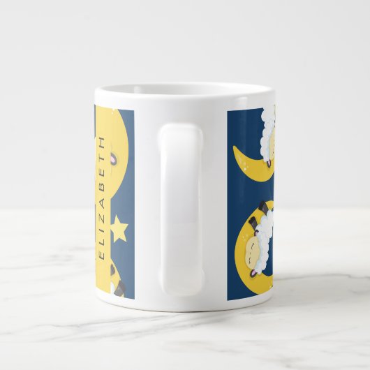 Schapenpatroon, Slapen Schaap, Maan, Jouw naam Grote Koffiekop (Achterkant)