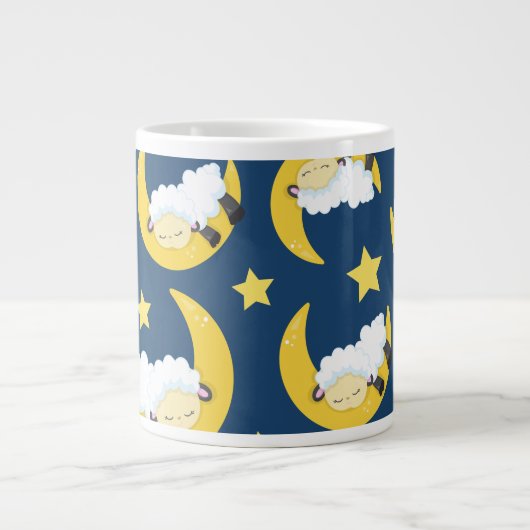 Schapenpatroon, Slapen Schaap, Maan, Jouw naam Grote Koffiekop (Voorkant)