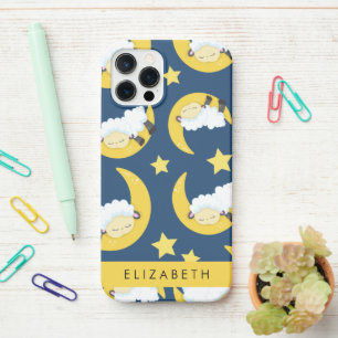 Schapenpatroon, Slapen Schaap, Maan, Jouw naam iPhone 12 Pro Hoesje