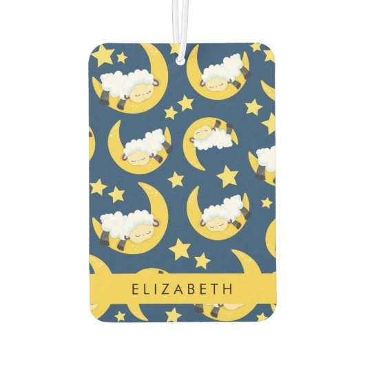 Schapenpatroon, Slapen Schaap, Maan, Jouw naam Luchtverfrisser (Achterkant)